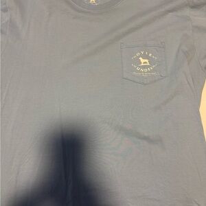 Over Under Men's Light Blue Pocket Tee